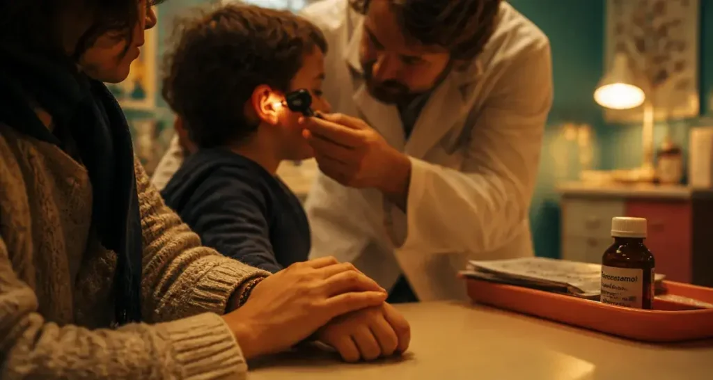 Otite moyenne aiguë chez l’enfant : le traitement dépend du tympan et de l’âge
