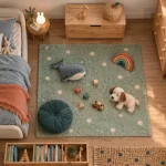 Déco chambre enfant : trois zones pour jouer, dormir et ranger