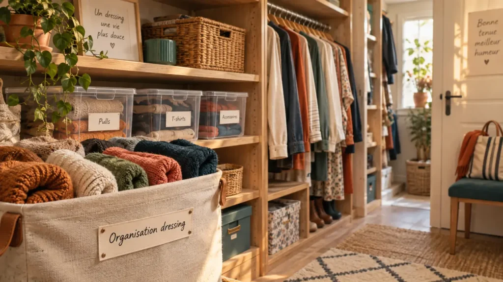 Organisation dressing : placez chaque vêtement là où vous le cherchez
