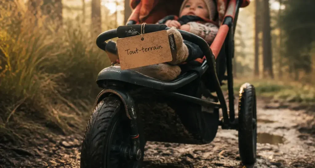 Poussette tout-terrain : 3 ou 4 roues, comment choisir selon votre usage ?