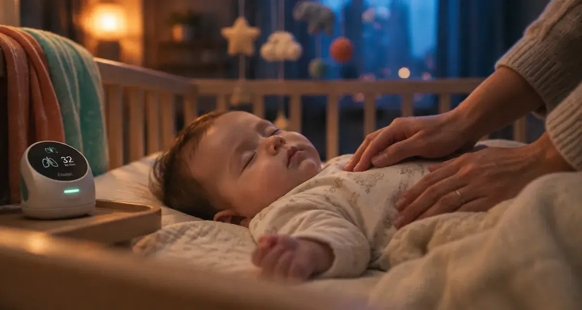 Apnée du sommeil nourrisson : bébé surveillé pendant son sommeil