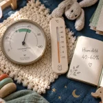 Chambre humide bebe : hygromètre 40-60% pour contrôler l’humidité