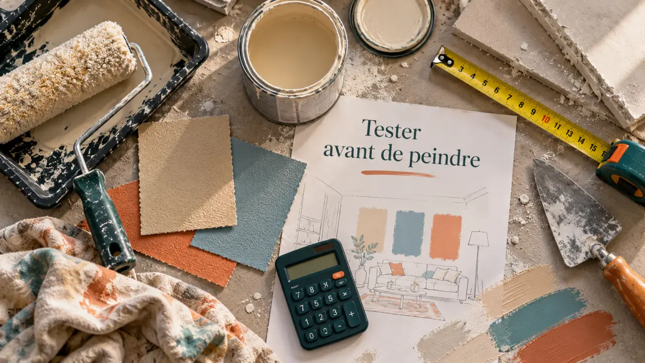 Peinture couleur mur : tester avant de peindre, teintes et finition